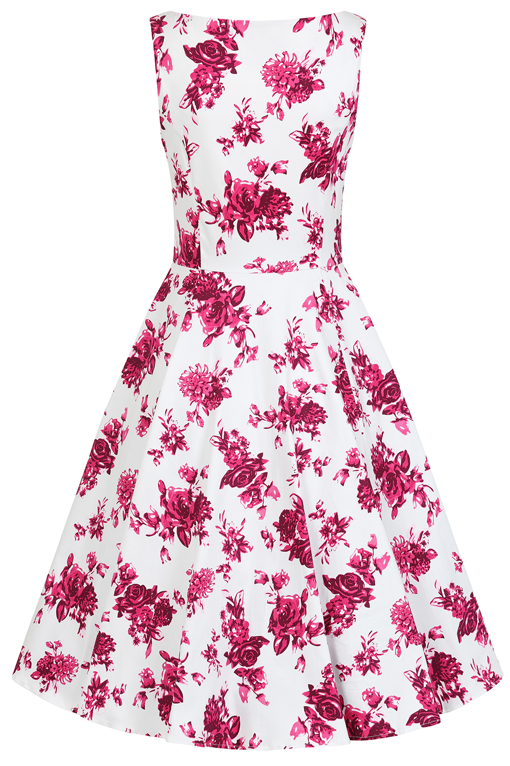 Pink Rosaceae Swing Dress